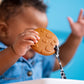 Bright Starts Cookies & Teethe 2-in-1 Rattle and Teether Activity Toy, Soothe Sore Gums, Entertain Baby with Rattle Toy, Unisex,