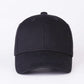 Langzhen Cotton Outdoor Toddler Girls Boys Plain Baseball Cap Baby Infant Structured Adjustable Hat For Kids Sun Hat (S-Black)