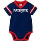 Gerber Unisex Baby Baby Boys Nfl Jersey Onesie Bodysuit, Team Color, 18 Months