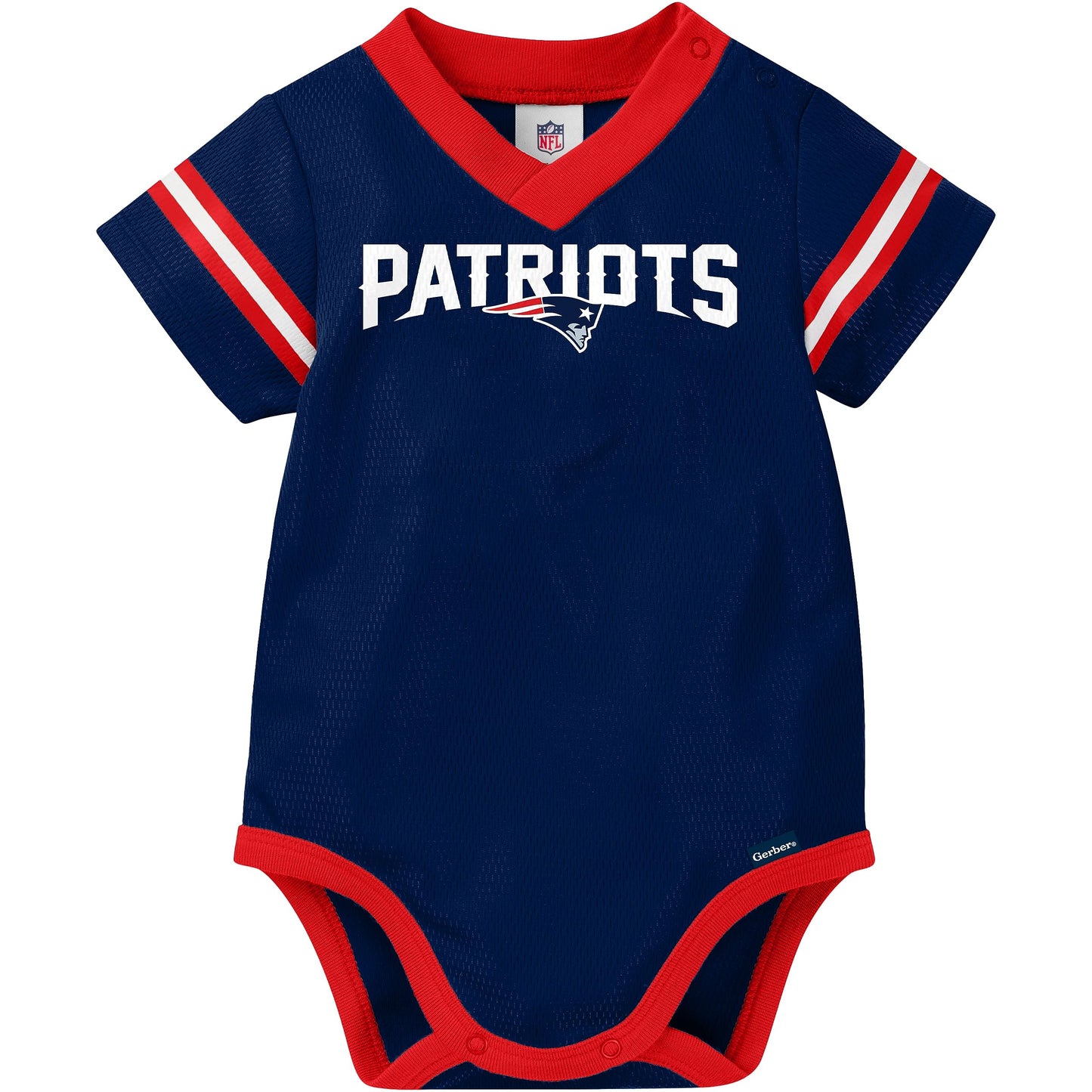 Gerber Unisex Baby Baby Boys Nfl Jersey Onesie Bodysuit, Team Color, 18 Months