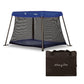 Dream On Me Travel Light Playard in Blue, Lightweight, Portable and Easy to Carry Baby Playard, Indoor and Outdoor - With a Soft