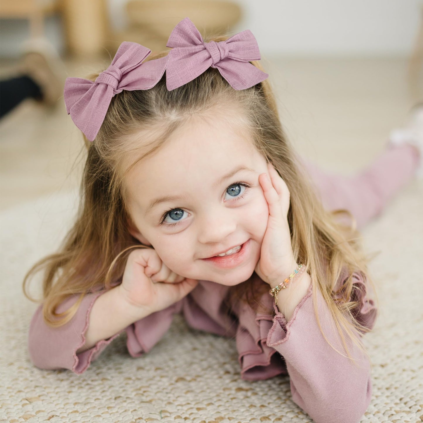Prohouse 40 Pcs Baby Girl Hair Clips, Hair Bows For Girls Toddler Babies Kids Baby, Alligator Clip Hair Accessories