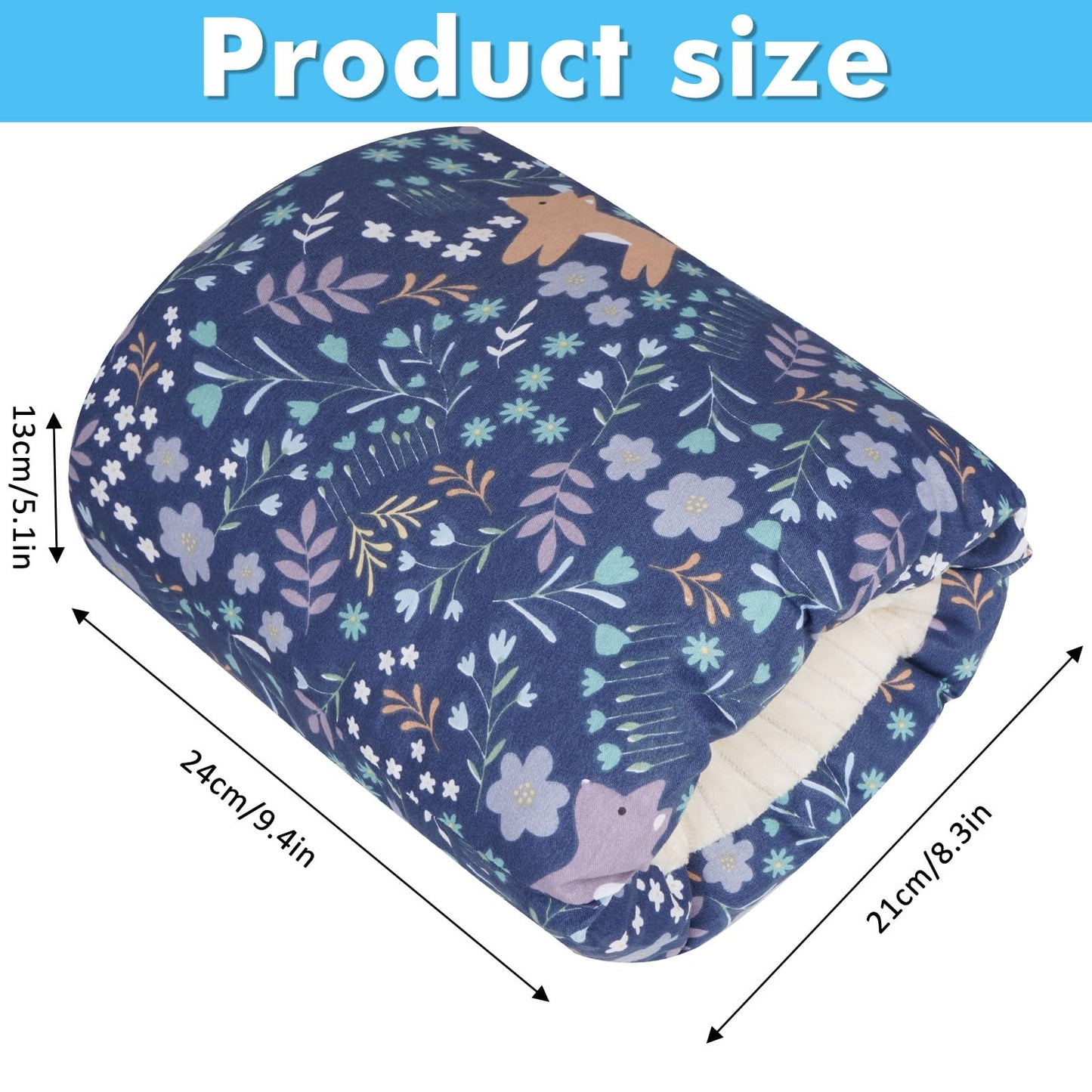 Povkufii Baby Nursing Arm Breastfeeding Pillow Adjustable Nursing Pillow Soft Nursing Arm Pillow Baby Feeding Pillow(Leaves Flow