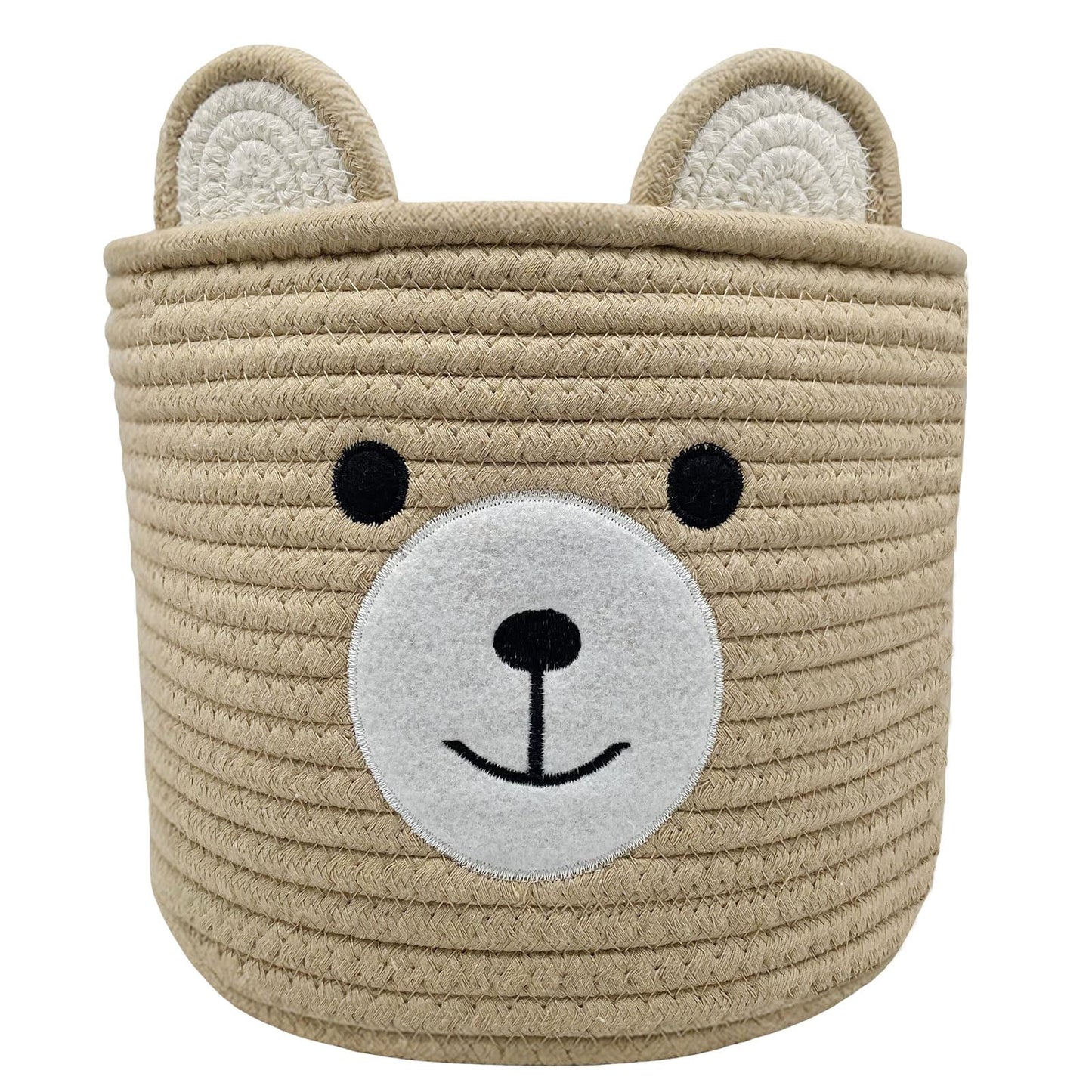 Bear Basket For Nursery, Baby Shower Basket, Baby Baskets For Storage, Kids Toy Basket And Laundry Basket, Storage Basket For Ch