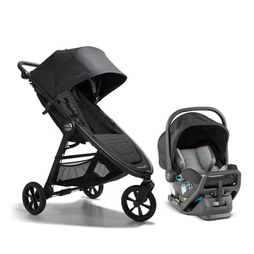 Baby Jogger City Mini GT2 All-Terrain Travel System Includes City GO 2 Infant Car Seat Opulent Black
