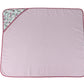 Cudlie Buttons & Stitches Baby Girl 3 Pack Rolled/Carded Hooded Towels In Butterfly Polka Print (Gs71727)