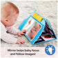 Ms. Rachel Official Tummy Time Activity Bus Folding Play Mat With Baby Mirror & Sensory Toys For Interactive Play Baby Learning