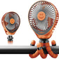 Stroller Fan Clip on for Baby, 30Hrs Removable Fan for Strollers and Car Seat, 3 Speeds Baby Stroller Fans, Rechargeable Portabl