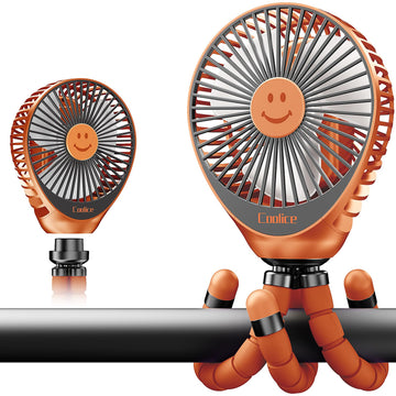 Stroller Fan Clip on for Baby, 30Hrs Removable Fan for Strollers and Car Seat, 3 Speeds Baby Stroller Fans, Rechargeable Portabl