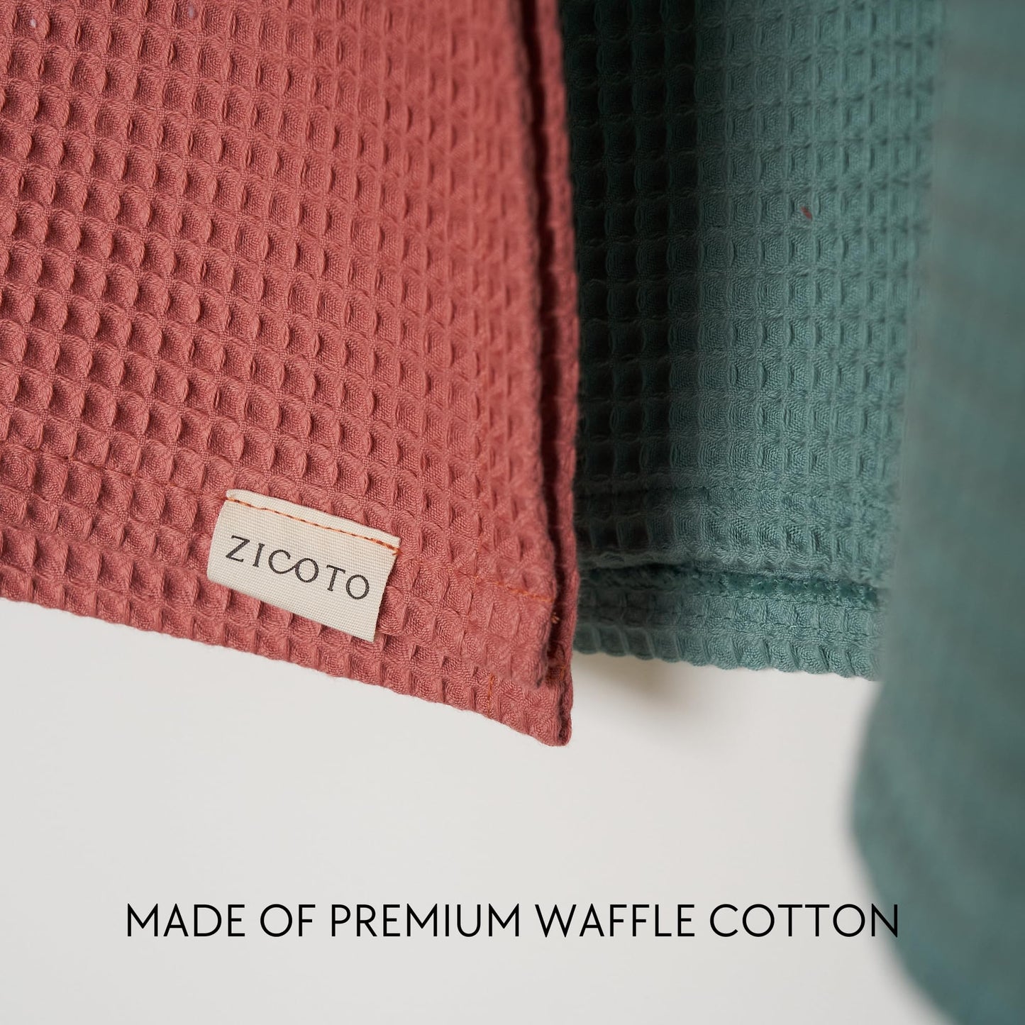 Zicoto Soft Hooded Beach Towel For Kids - Cute Towel For Babies And Toddler Made Of Waffle Cotton - Perfect Lightweight And Abso