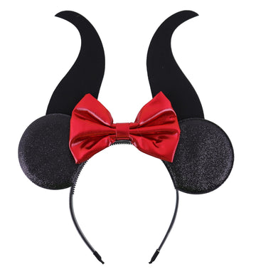 Bonnie Z. Leonardo Devil Horns Headband R-Black Red