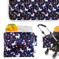 Flockthree Waterproof Baby Changing Pad With Storage Bag (43.3' X 28.7') Washable Wipeable Reusable Leak Proof Diaper Travel M