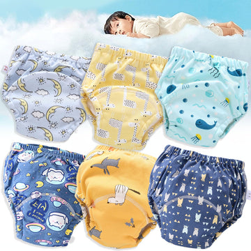 Upairy Training Underwear For Girls & Boys - Potty Training Pants For Toddlers (6Pcs C, Medium)
