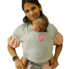 A anmol Baby Carrier Ergonomic Hybrid Wrap  100% Cotton, Hands Free Carrier with Ergonomic M Position for Hiking Shopping Trave