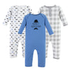 Hudson Baby Baby Girls Cotton Coverall, Perfect Gentleman, 6-9 Months Us