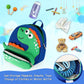 Accmor Toddler Harness Backpack Leash, Cute Dinosaur Backpacks With Anti Lost Wrist Link, Mini Child Leash Wristband Baby Protec