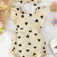 Fullfamous Newborn Baby Girl Clothes Outfits Romper Spring Summer Clothing Onesie Bodysuit Jumpsuit Ropa De Bebe Nia Ecru With H