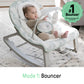 Ingenuity Keep Cozy 3-In-1 Grow With Me Vibrating Baby Bouncer Seat & Infant To Toddler Rocker, Vibrations & -Toy Bar, 0-30 Mont