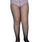 Leg Avenue Girls' Fishnet Tights, Black, Large