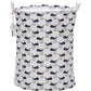 Sea Team 19.7' X 15.7' Large Sized Folding Cylindric Waterproof Coating Canvas Fabric Laundry Hamper Storage Basket With Draws