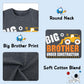 Funnycokid Big Brother Shirt 5T 4T Bulldozers Construction Digging It For Toddler Boys Promoted To Big Brother Black Size 5 Preg