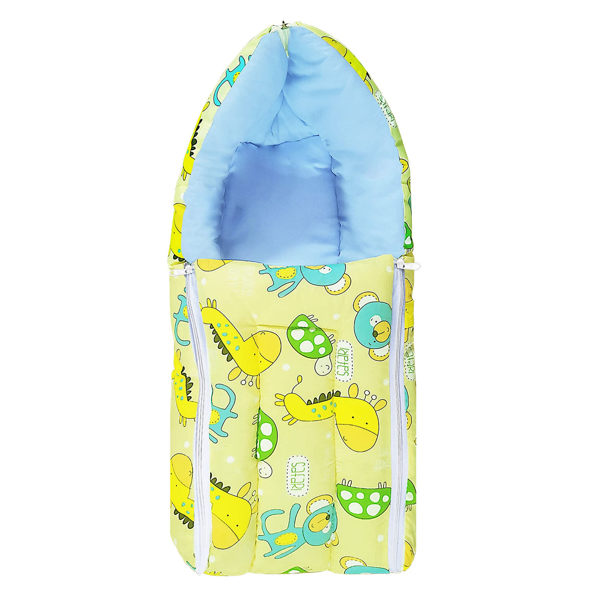 Mom & Son 2 In 1 BabyS Cotton Sleeping And Carry Bag (06 Months) (Yellow)