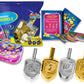 Hanukkah Dreidels - Metallic Gold And Silver Dreidel - 10 Pack Medium