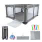 Nvlirun Foldable Baby Playpen 50'X50' ,Playpen For Babies And Toddlers With Mat,Foldable Playpen With Door,Indoor And Outdoor