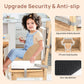 Portable Toddler Booster Seat For Dining Table, Anti-Scratch Cushion With Non-Slip Bottom, Adjustable Safety Straps, One-Second