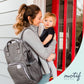 Motif Medical, Maternity Backpack, Insulated Nursing Bag For Breast Pump, Breast Milk, Feeding Bottle - Grey