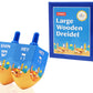 The Dreidel Company Extra Large Jerusalem Wood Dreidels, Let'S Play Dreidel The Hanukkah Game, Instructions Included (2-Pack)