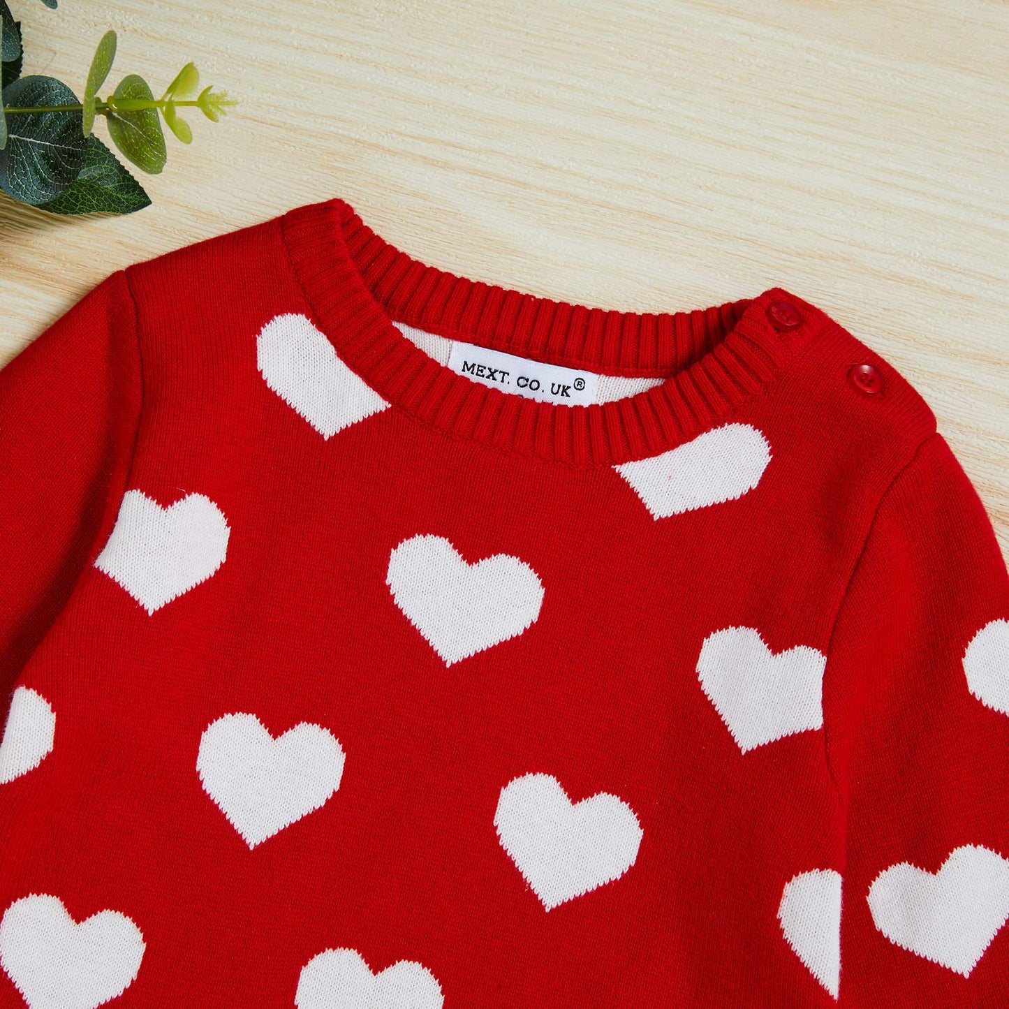 Baby Girl Valentine'S Day Outfit Toddler Kids Love Long Sleeve Knit Sweater Crewneck Pullover Sweatshirt Tops Dress (Red2, 5T)