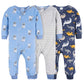 Gerber Baby Boy'S Flame Resistant Fleece Footless Pajamas 3-Pack, Dogs/Dinos