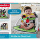 Fisher-Price Portable Baby Chair Sit-Me-Up Floor Seat With Developmental Toys And Crinkle & Squeaker Seat Pad, Panda Paws