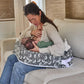 My Brest Friend Twin Nursing Pillow - Enhanced Comfort With Slipcover - Ergonomic Breastfeeding Pillow For Ultimate Support - Ad