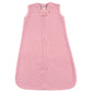 Hudson Baby Unisex Baby Plush Sleeping Bag, Sack, Blanket, Solid Light Pink Fleece, 6-12 Months