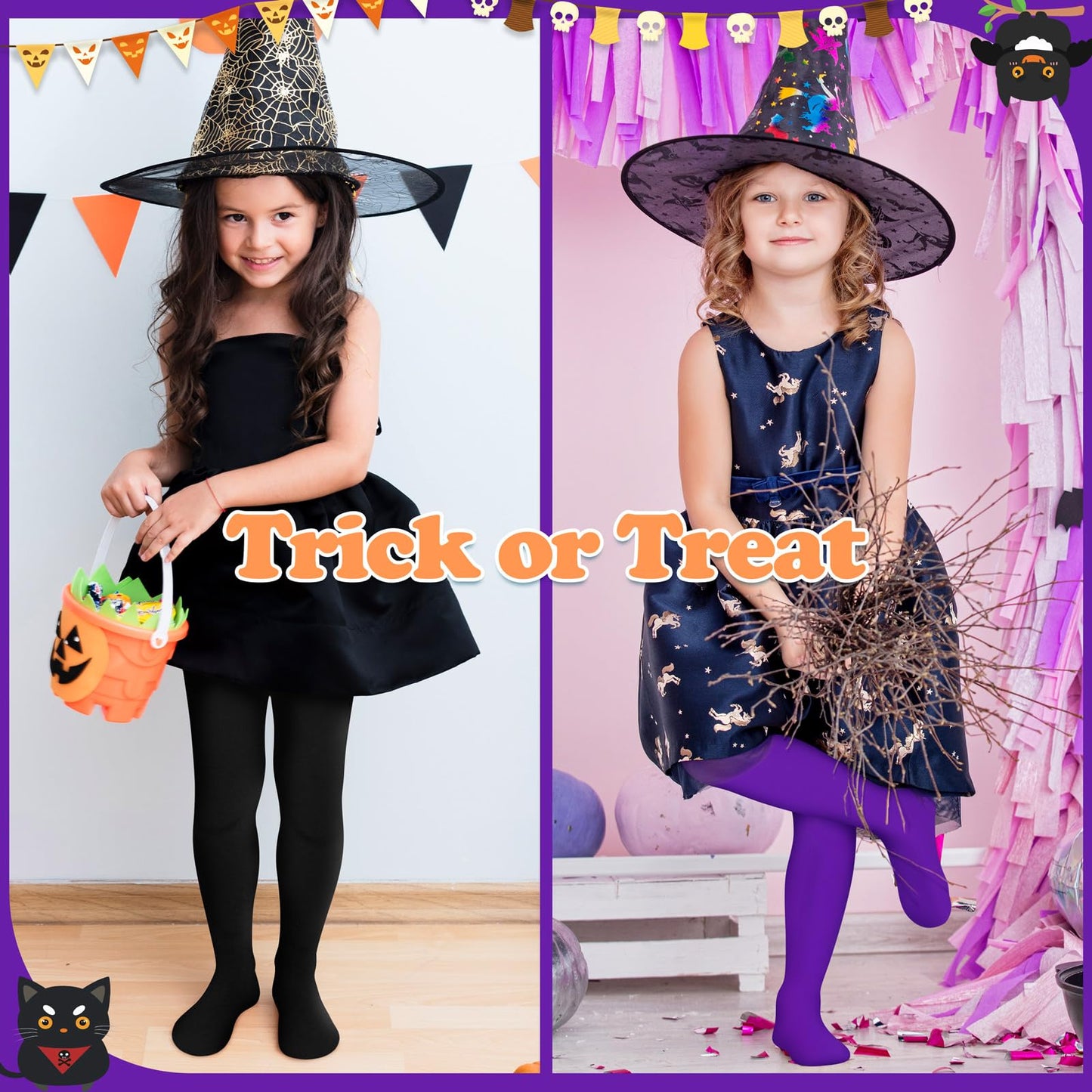 Sarfel Purple Tights For Toddler Girls Baby Girl Tights Toddler Girl Tights Baby Tights Toddler Tights Toddler Halloween Tights