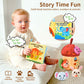8-in-1 Montessori Toys for 1 Year Old & 6-12 Months Babies - Sensory Developmental Playset with Acorn House, Plush Animals & Clo