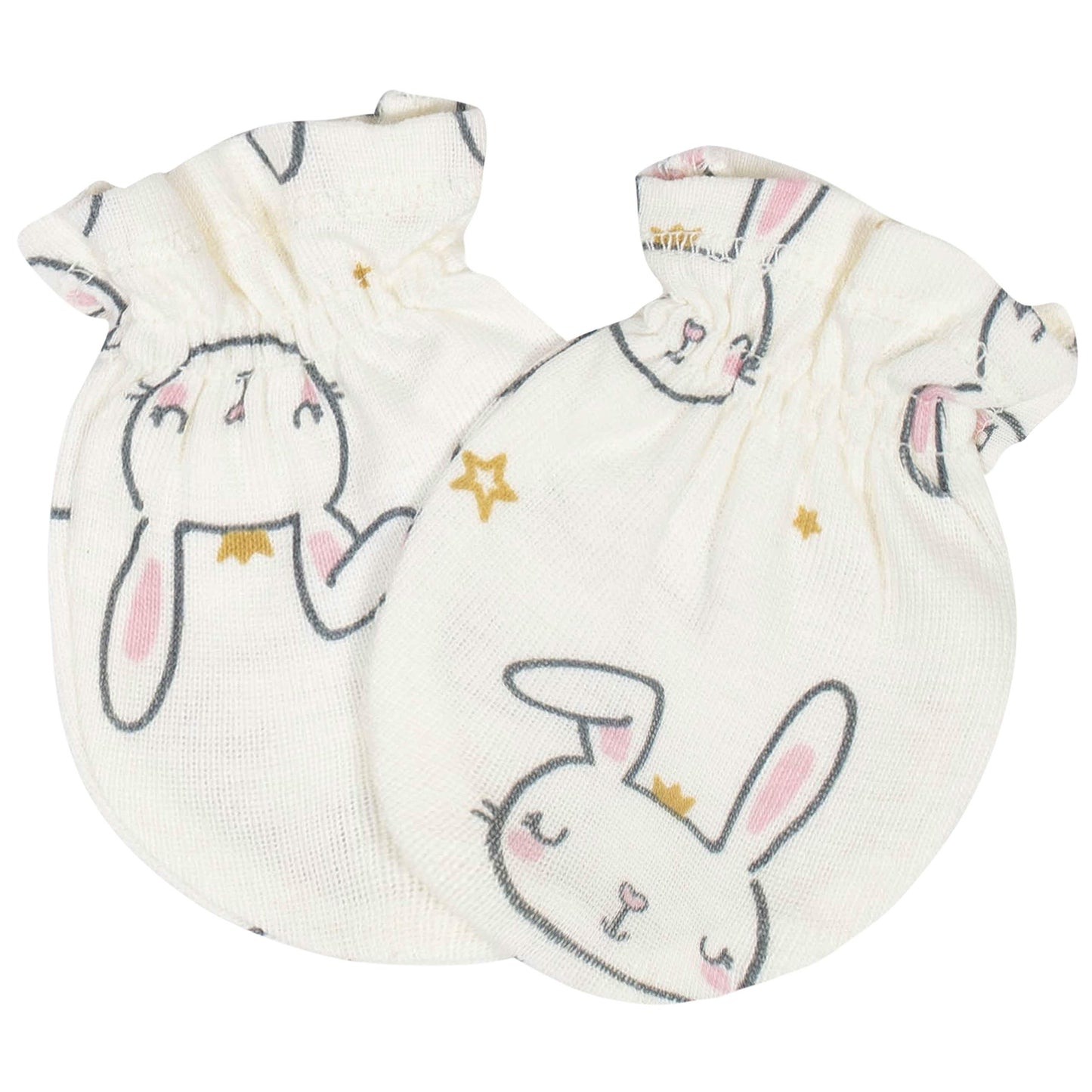 Gerber Baby Girls Cap And Mitten Sets 8Pc Pink Princess Newborn