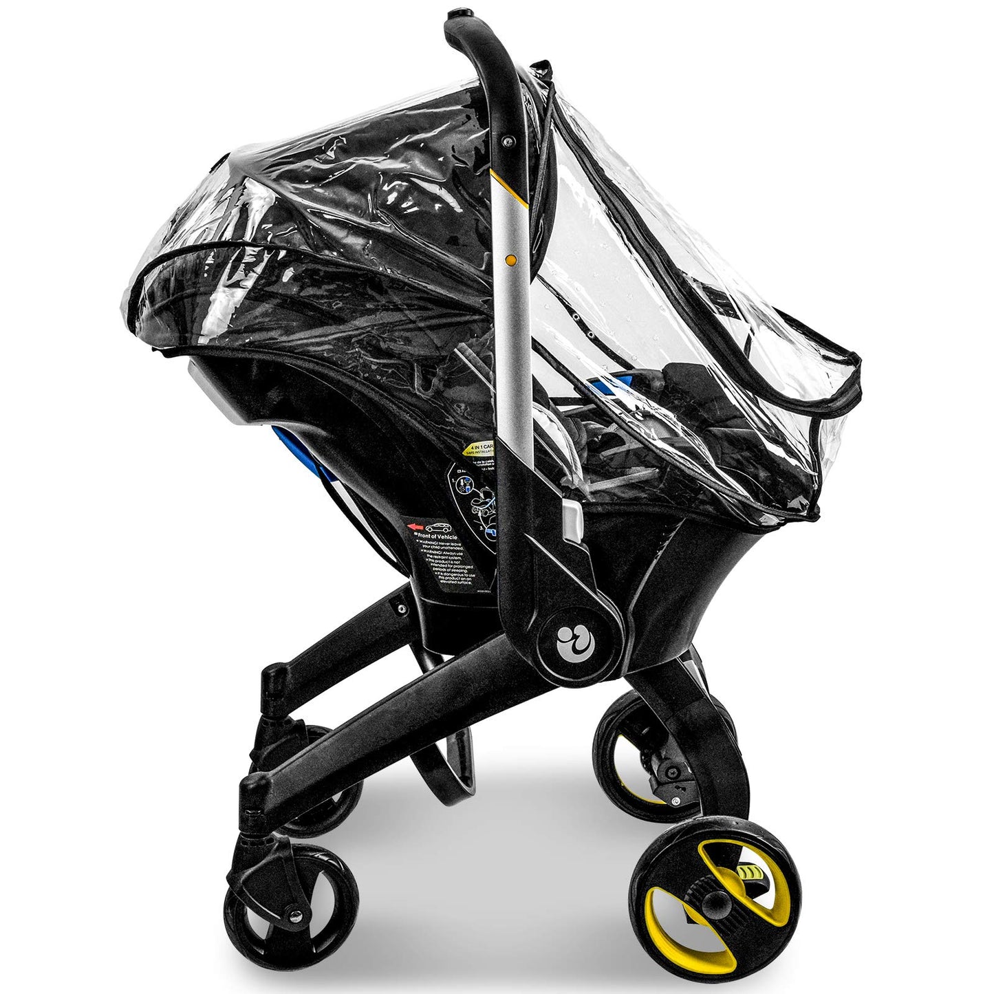 Car Seat Rain Cover,Food Grade Eva,Universal Baby Stroller Accessory For Infant Car Seat Stroller,Waterproof, Windproof Protecti