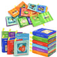 Dr.Rapeti Soft Cloth Book For Baby Infant Toddler Kids 6-Pack Crinkle Squeaky Washable Non-Toxic Early Educational Baby Book Bat