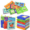 Dr.Rapeti Soft Cloth Book For Baby Infant Toddler Kids 6-Pack Crinkle Squeaky Washable Non-Toxic Early Educational Baby Book Bat
