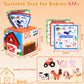 MPQMPQ Baby Tissue Box Toy Farm Crink Plush,Whats Inside Box Montessori Toys with Rattle,Crinkle,Mirror for Babies 6 9 12 18 Mon