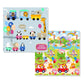 Meditive Large Reversible Baby Play Mat,Bpa Free Learning&Crawling Foldable Foam Mat For Kids,Xpe Foam Baby Play Mat,White  Pac