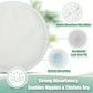 Wegreeco Nursing Breast Pads (14 Pack) + Laundry Bag & Travel Storage Bag, 4.7 Inch - Washable & Reusable Breastfeeding Nursing