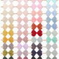 Jollybows 40Pcs Baby Girls Nylon Hair Bows Headbands Linen Hair Bands Elastic Hair Accessories For Kids Infants Newborn (4-40 Pc