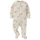 Gerber Baby Unisex 2-Pack 2-Way Zip Thermal Footed Sleep 'N Play, Buffalo, Newborn