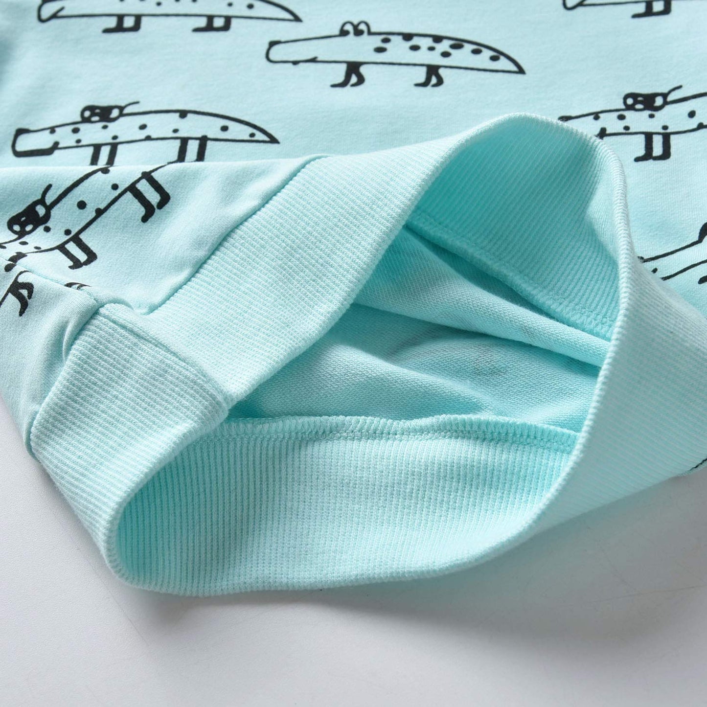 Toddler Infant Baby Boy Clothes Crocodile Long Sleeve Hoodie Tops Sweatsuit Pants Outfit Set (4-5T)