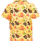 Boys Pumpkin Turkey Print Thanksgiving Collared Polo T Shirt (5Y, Orange)