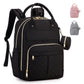Moonbaby Diaper Bag Backpack, Baby Diaper Bags With Portable Changing Pad And Pacifier Case, Multifunctional Travel Diaper Backp